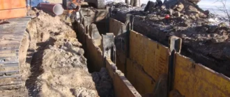 Как правильно выбрать траншейные крепи для систем отопления и водоснабжения